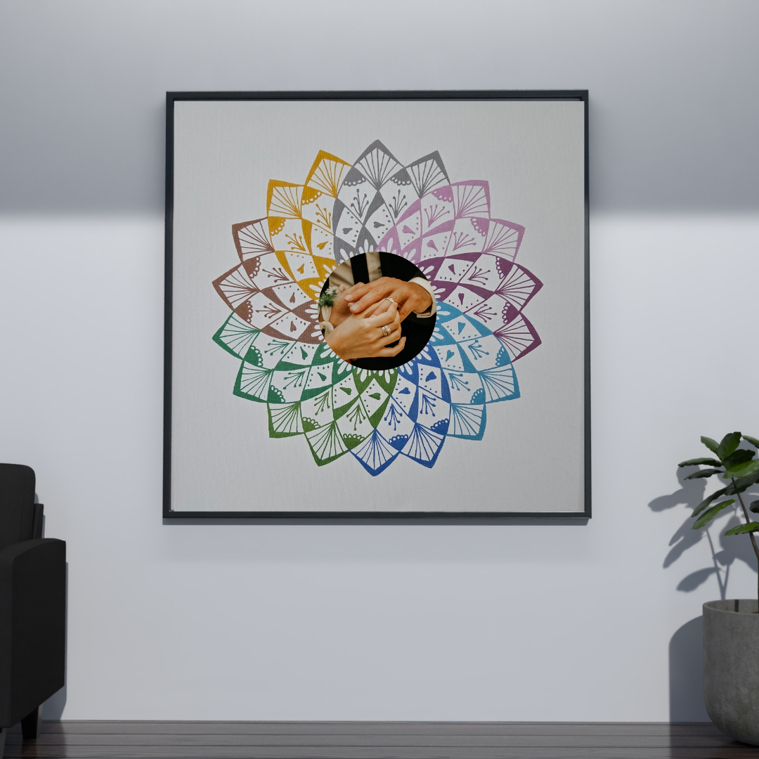 mandala devíti barev