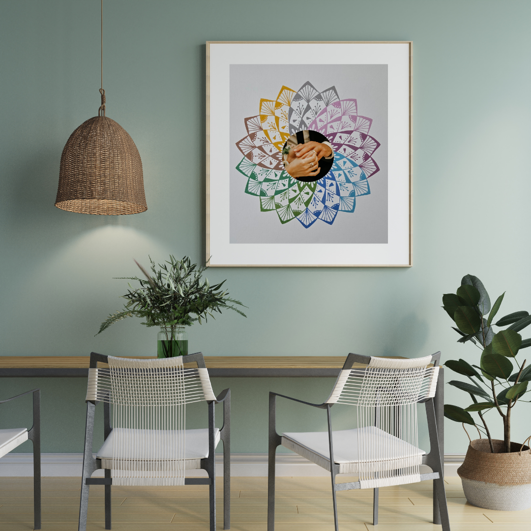 mandala devíti barev