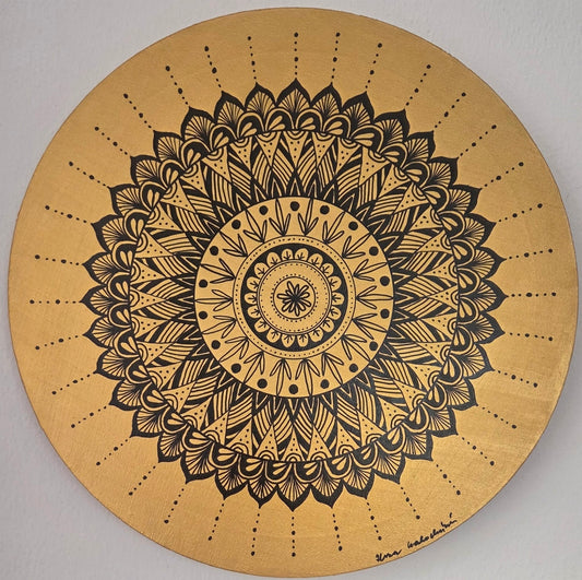 mandala zlatý kruh